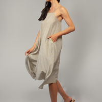Flowing Into Nature Silk Dress
