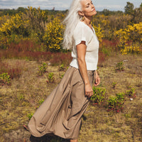 The Wavy Ocean Skirt in Organic Cotton