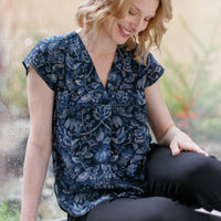 The Misty Mountain Silk Blouse - Sold Out