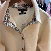 Boiled Wool Shirt Jacket