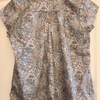 Floral Liberty Cap Sleeve