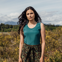 The Taylor Tank Top in 100% Italian Silk
