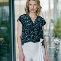 The Misty Mountain Silk Blouse - Sold Out