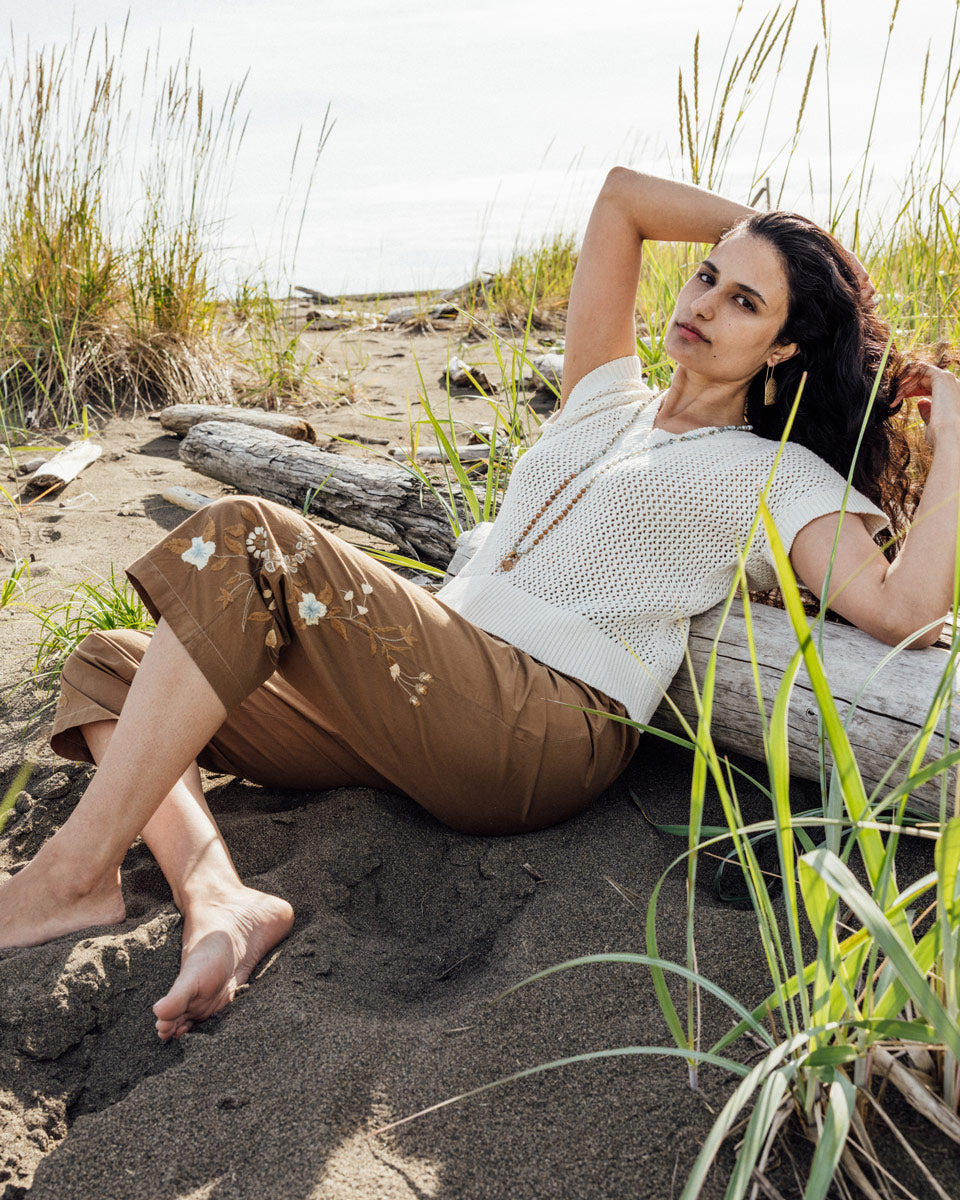 The Creston Crop Pant in Organic Cotton