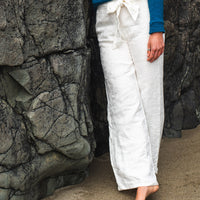 The Georgia Linen Jacquard Pant - Low Stock Alert