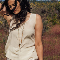 The Taylor Tank Top in 100% Italian Silk