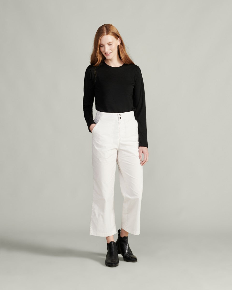 The Creston Crop Pant in Organic Cotton