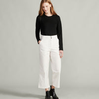 The Creston Crop Pant in Organic Cotton