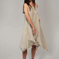Flowing Into Nature Silk Dress