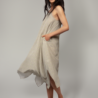 Flowing Into Nature Silk Dress