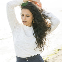 The Intertidal Zone Sweater in Organic Cotton - Blue sold out