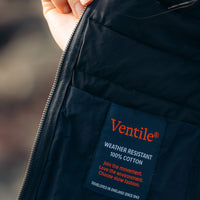 The Victoria Vest in rain resistant Organic Cotton