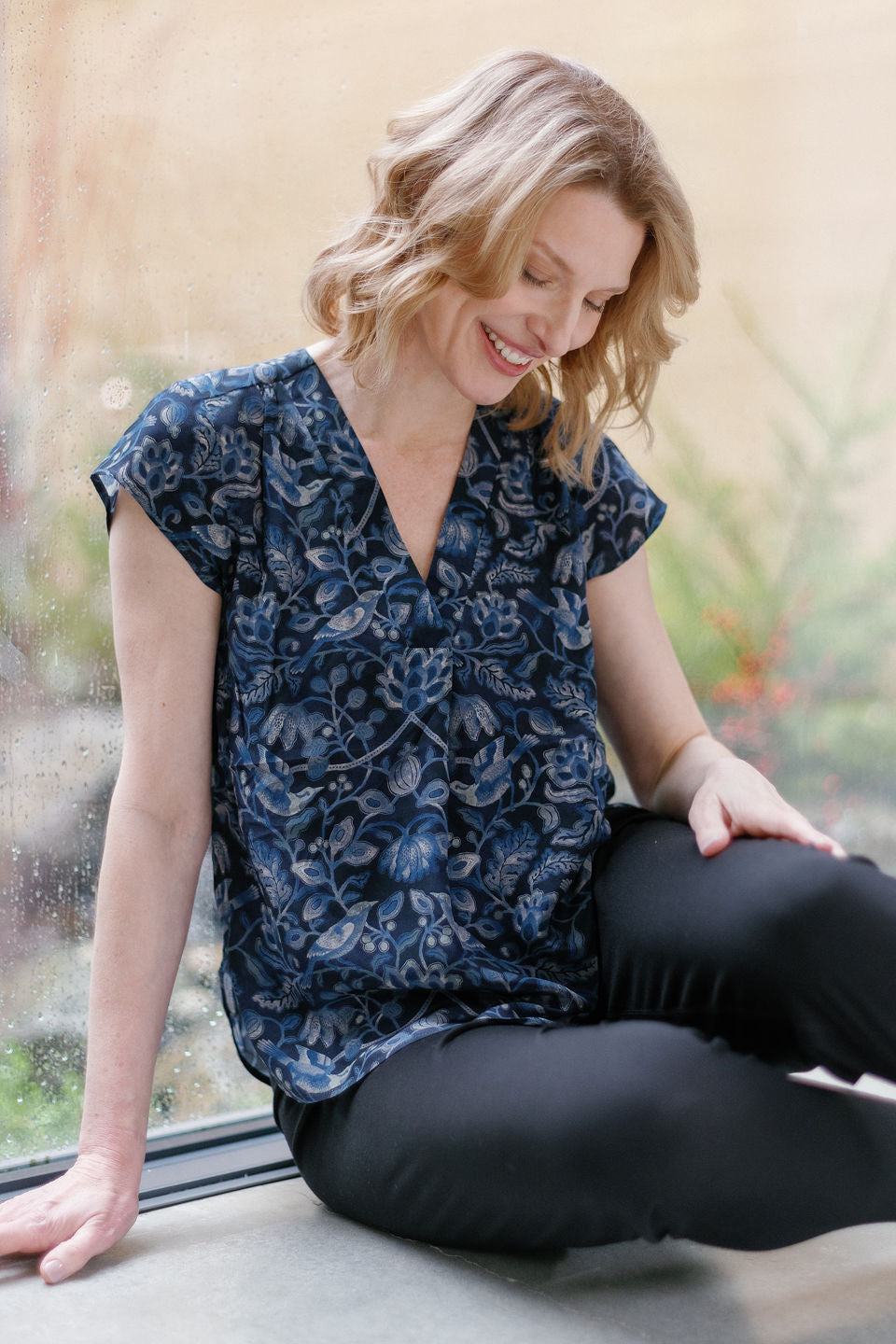 The Misty Mountain Silk Blouse
