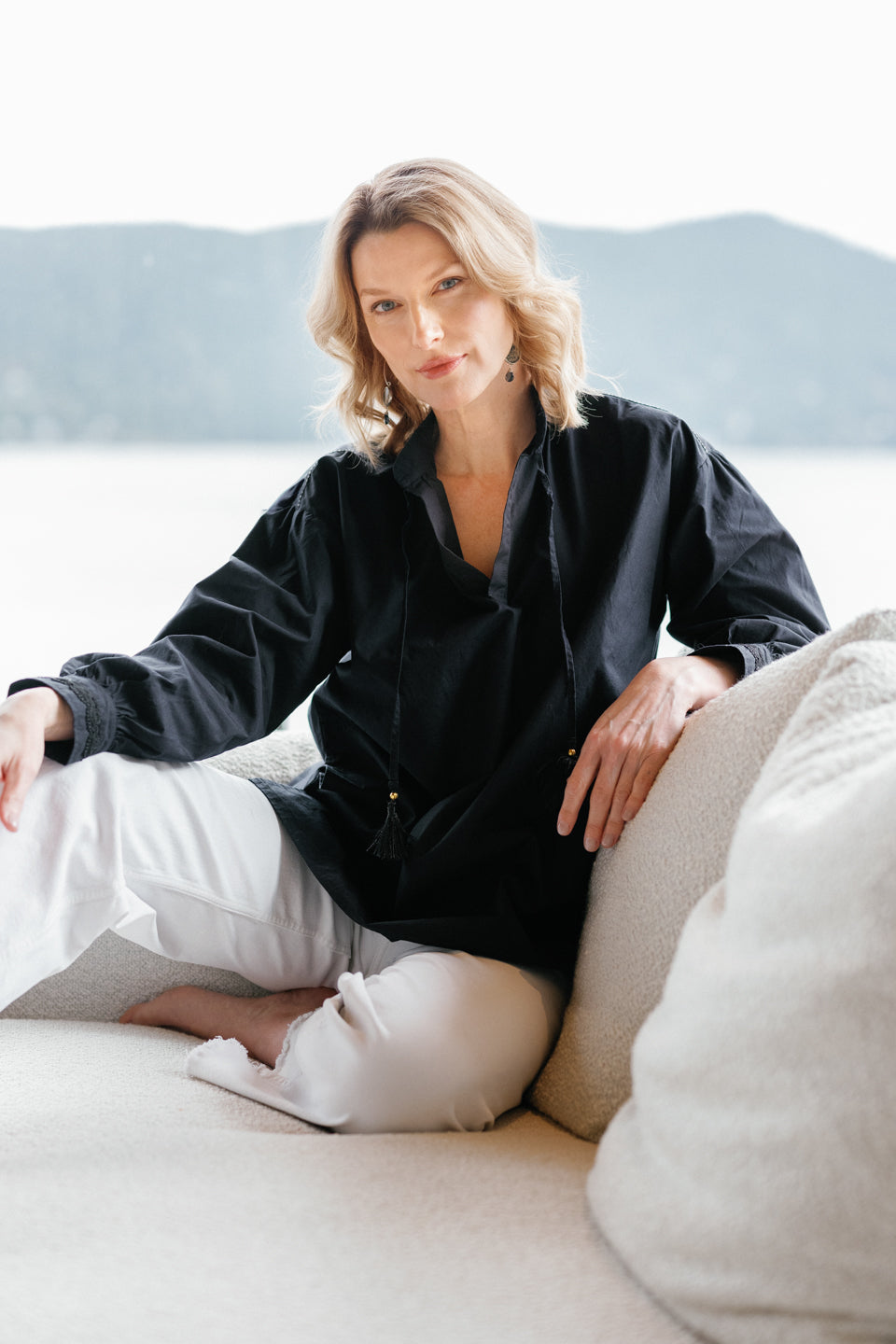 The Tofino Boho Tunic in Organic Cotton