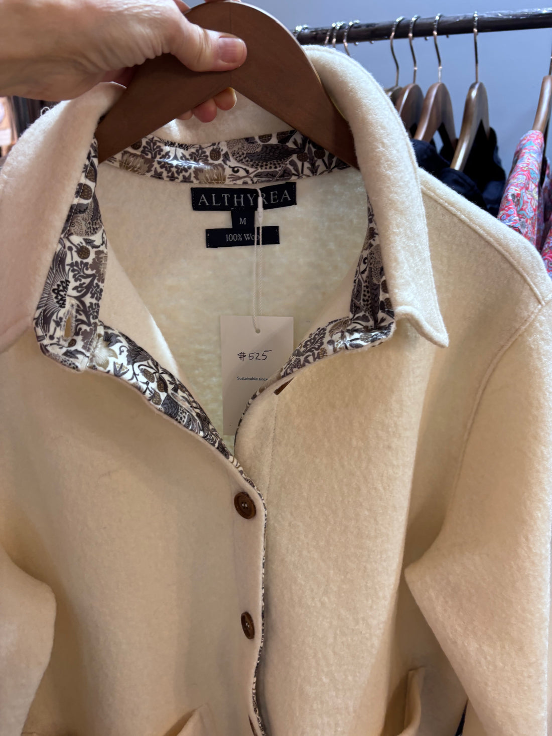 Boiled Wool Shirt Jacket