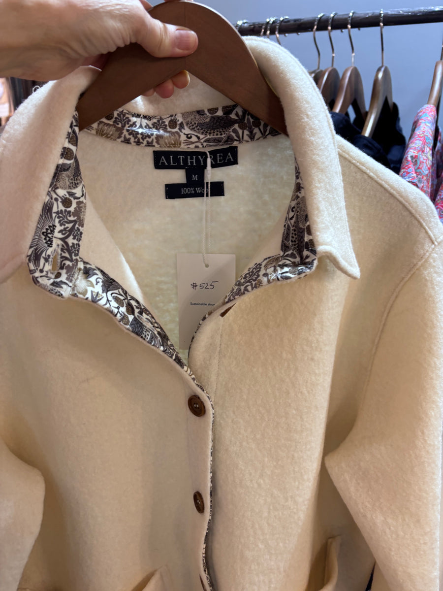 Boiled Wool Shirt Jacket