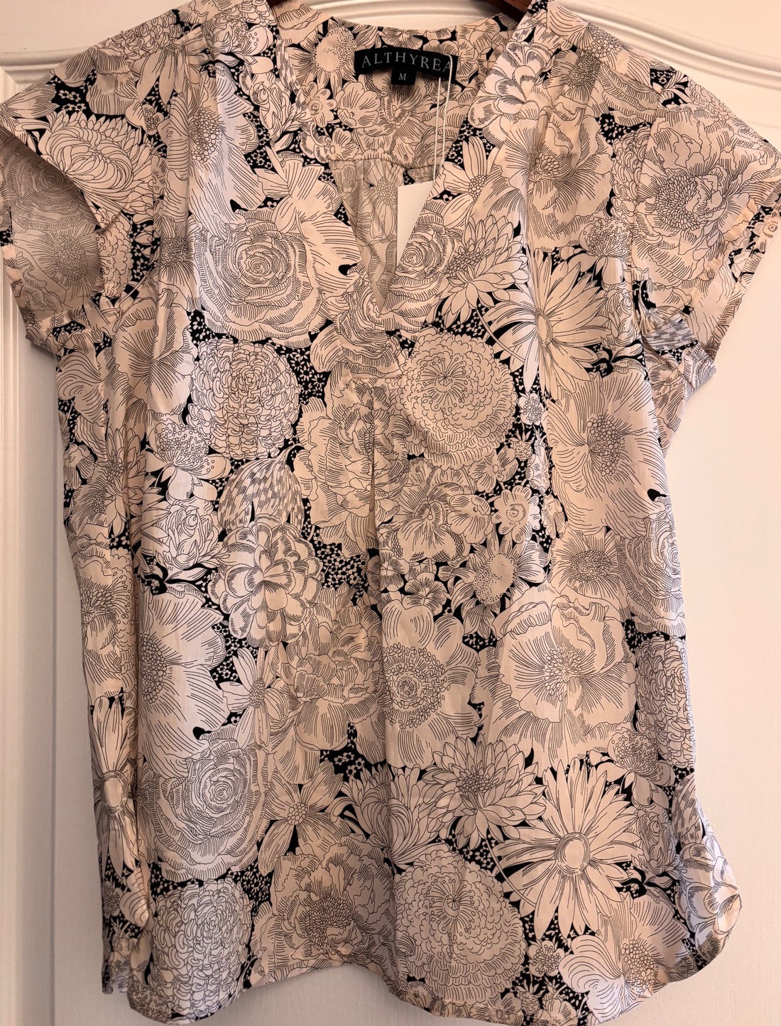 Floral Liberty Cap Sleeve