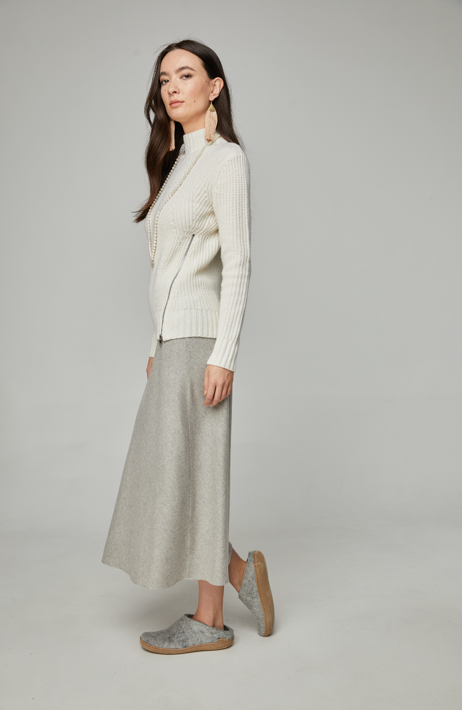 The Coquitlam Cashmere Skirt