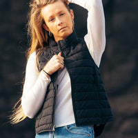 The Victoria Vest in rain resistant Organic Cotton