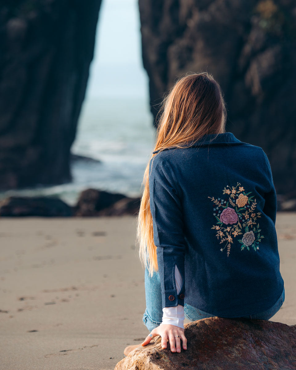 The Sechelt Shirt Jacket in Wool Cashmere