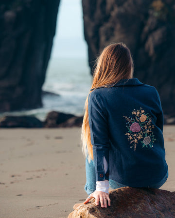 The Sechelt Shirt Jacket in Wool Cashmere