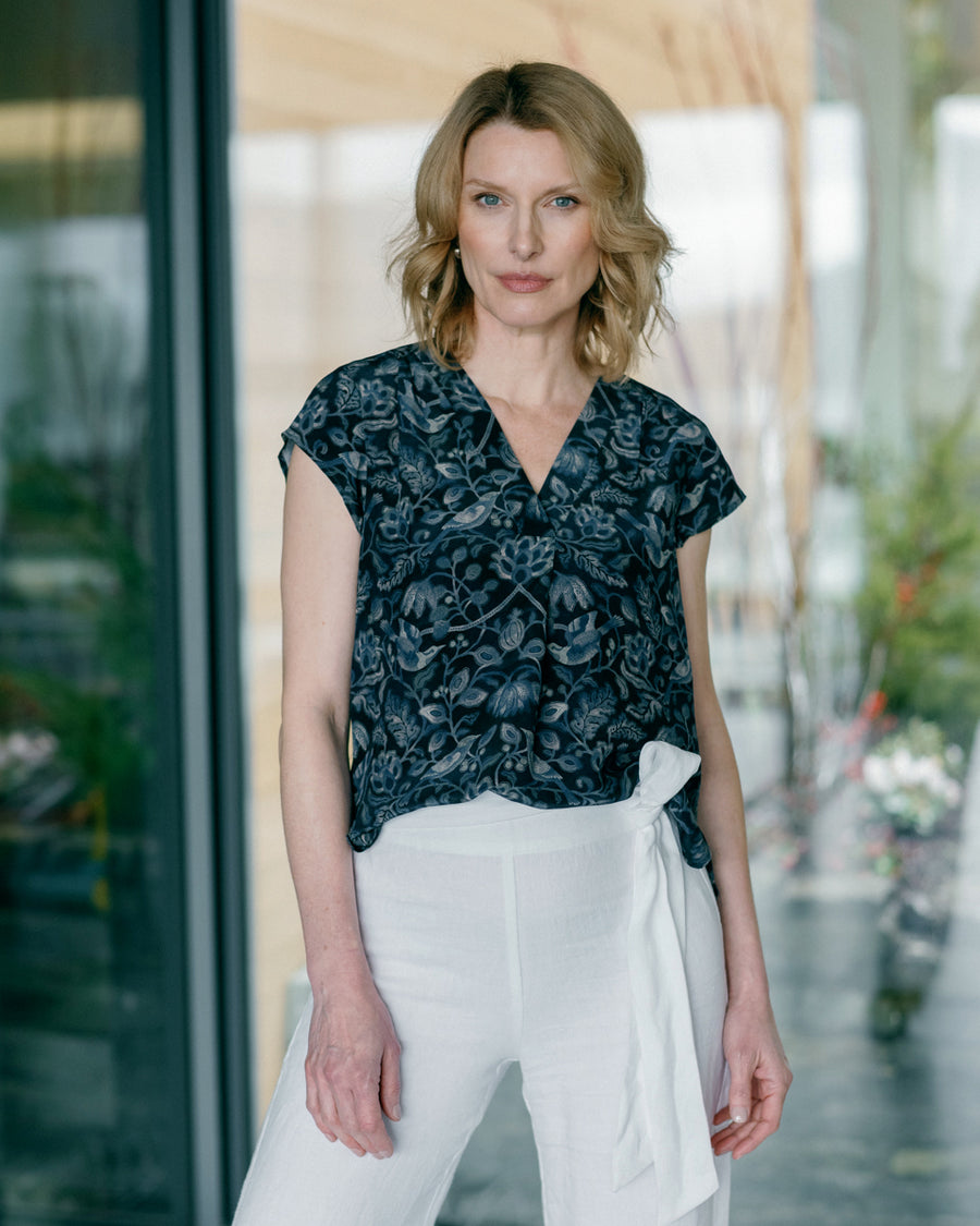 The Misty Mountain Silk Blouse