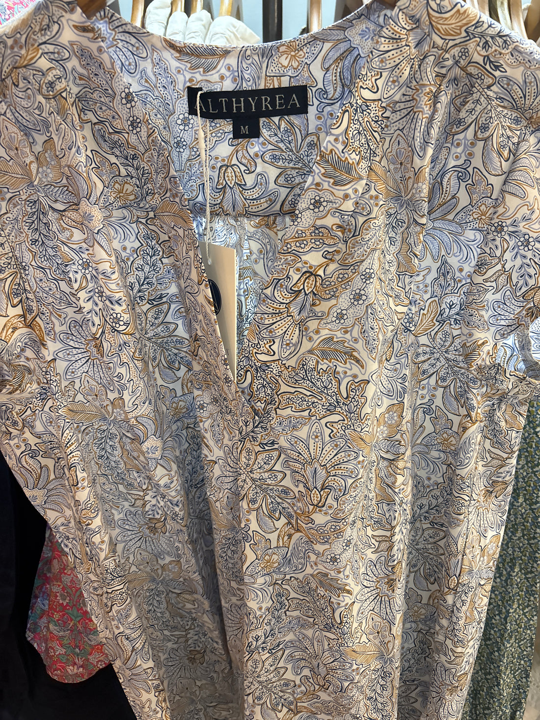 Floral Liberty Cap Sleeve