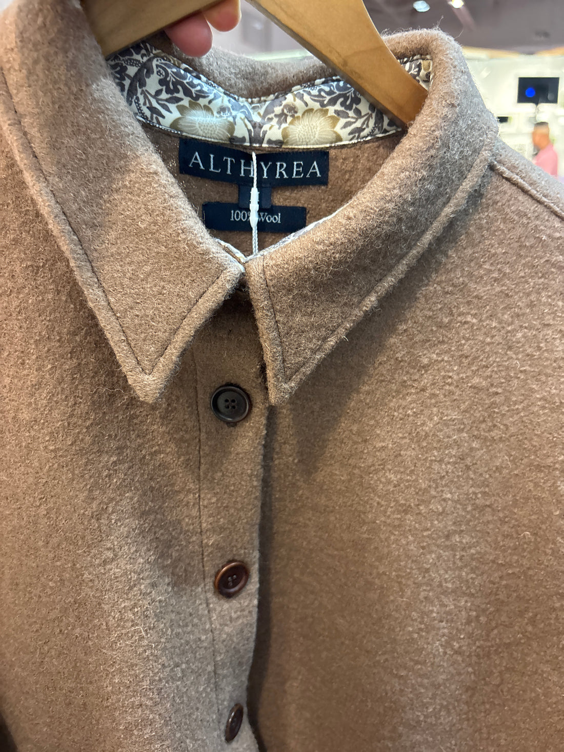 Boiled Wool Shirt Jacket