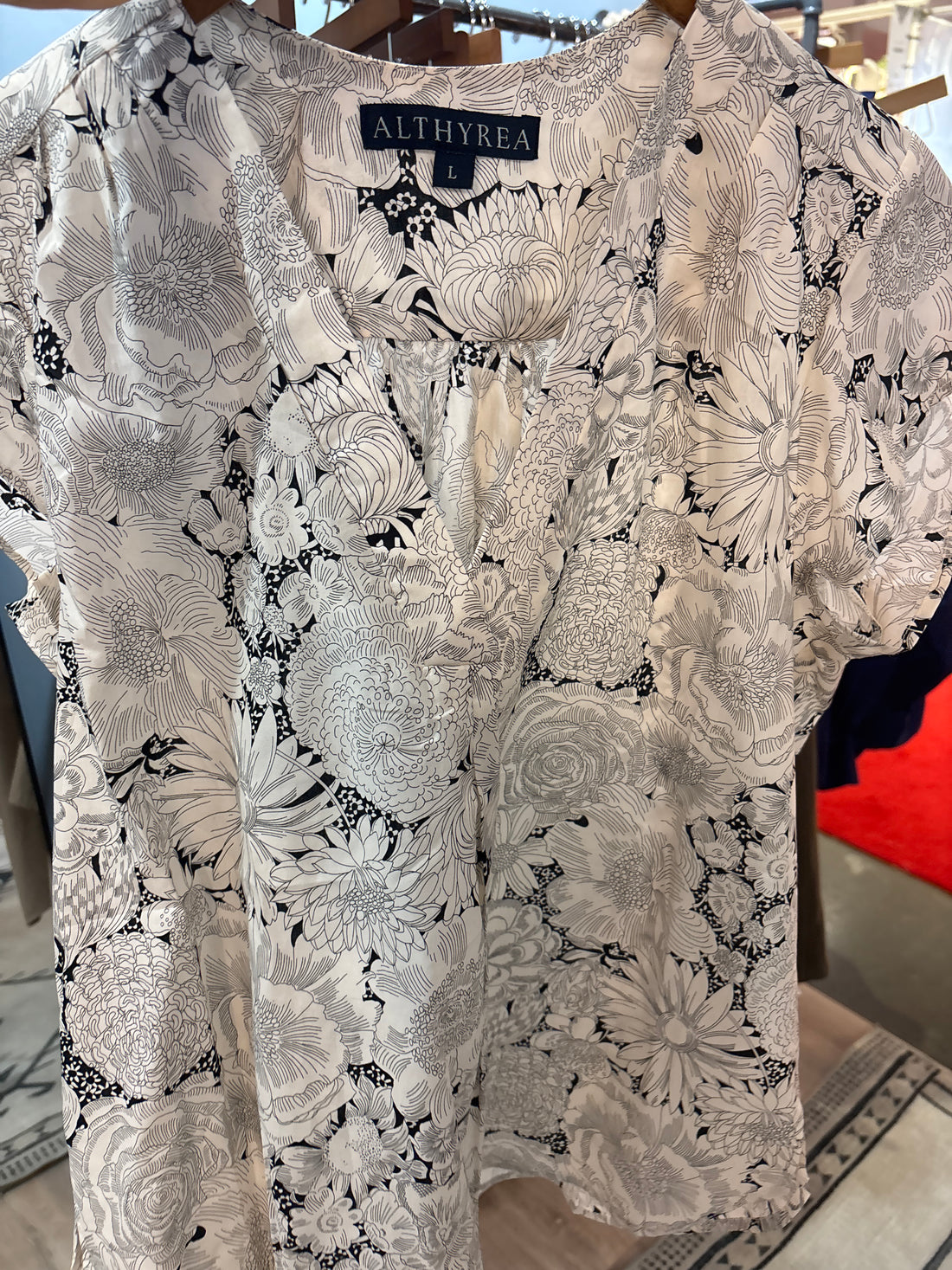 Floral Liberty Cap Sleeve